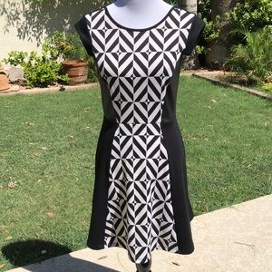 Material Girl Cap Sleeve Illusion Dress Size M